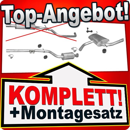 Auspuff für seat - für, leon