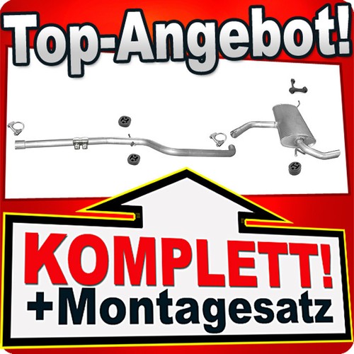 Auspuff für seat leon - auspuff, (1p1)