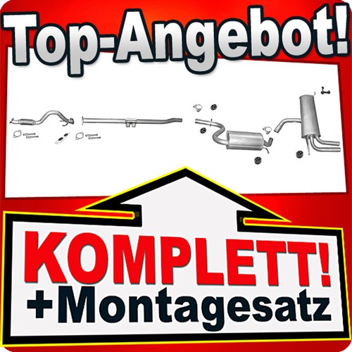 Auspuff für seat leon - leon, /